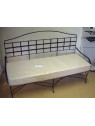 Canapé Capucine fer forgé 1.60m X 0.60m assise comprise