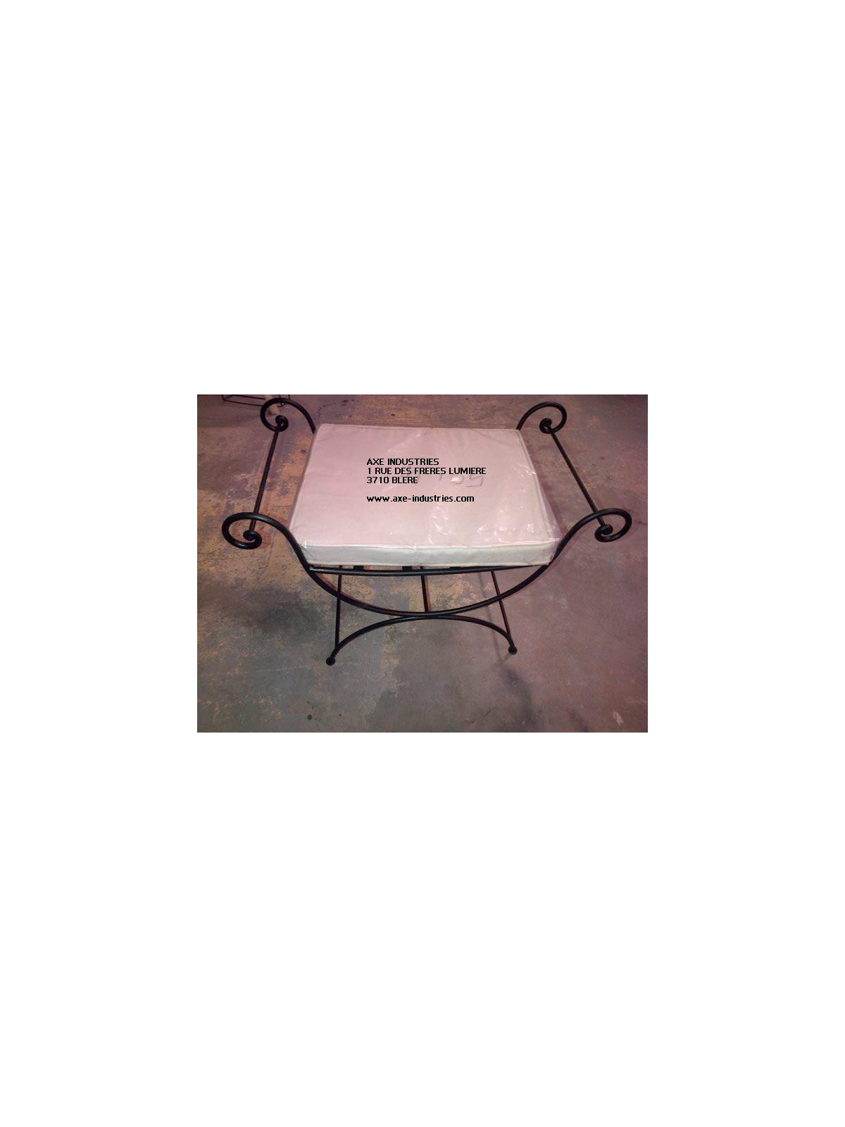 Fauteuil fer forgé Bonheur