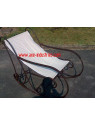Rocking chair en fer forgé