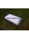 Banc en fer forgé 