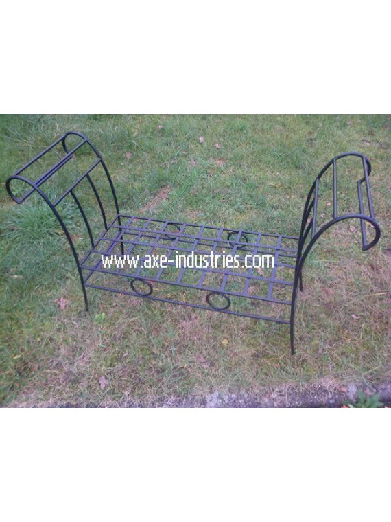 Banc en fer forgé 