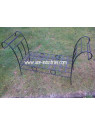 Banc en fer forgé 
