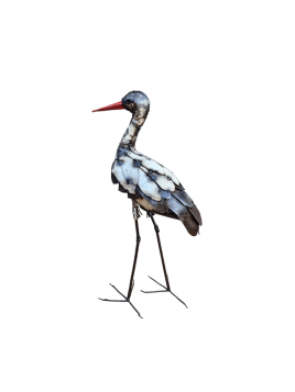 Petite cigogne  métal  recyclé