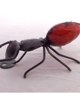 Fourmi  rouge  10 cm  métal...