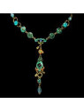 Collier émail et métal 11900BJ1