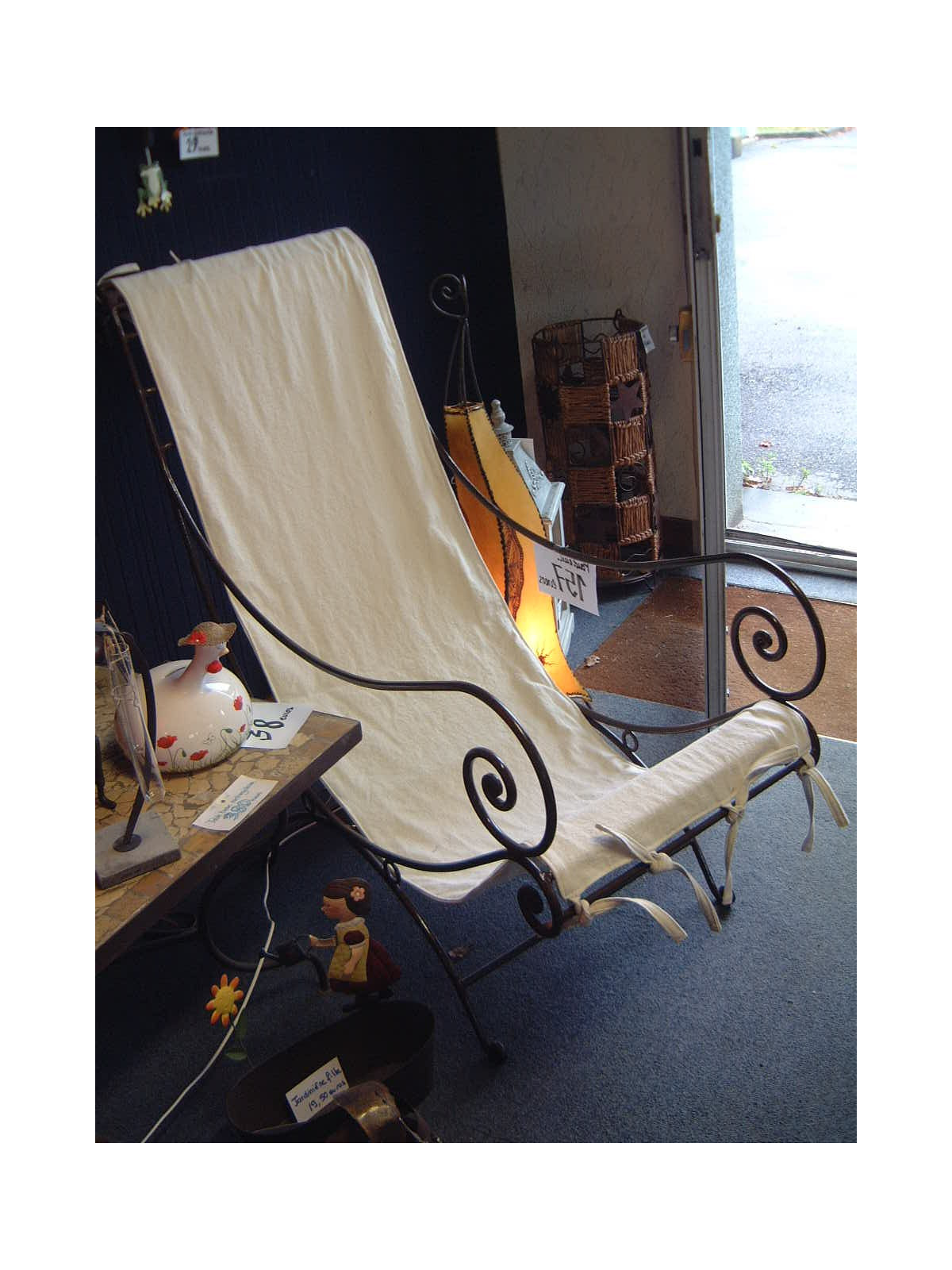 Fauteuils fer forgé Ionis